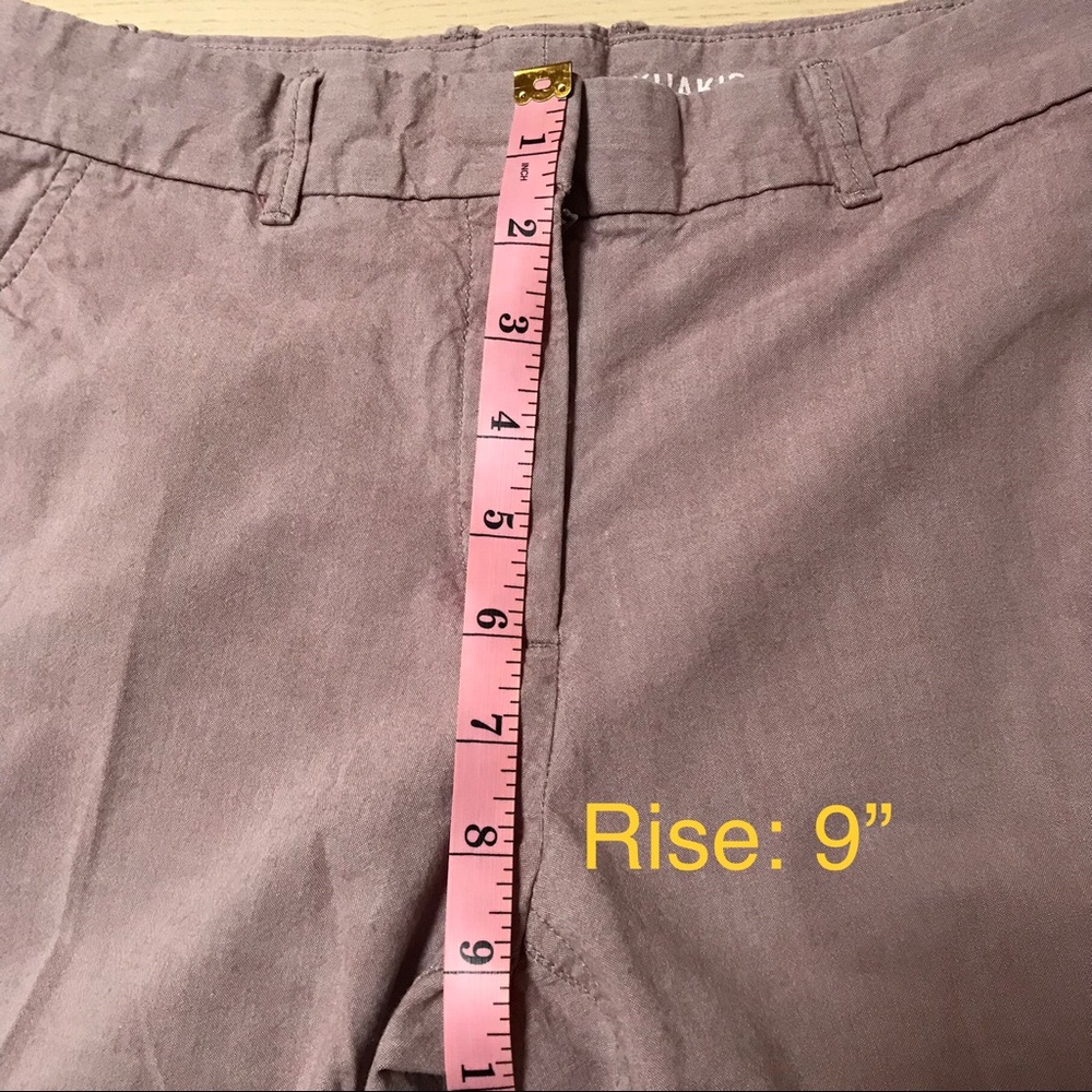 Gap Broken-in Straight Khakis in Neon Pink- 00Petite - Picture 4 of 6